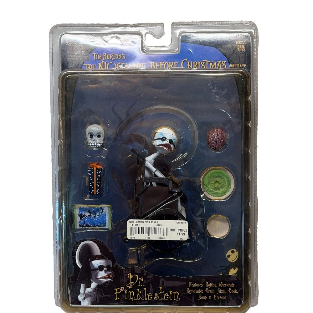 NECA Nightmare Before Christmas Dr Finkelstein Action Figure Series 2 NIB
